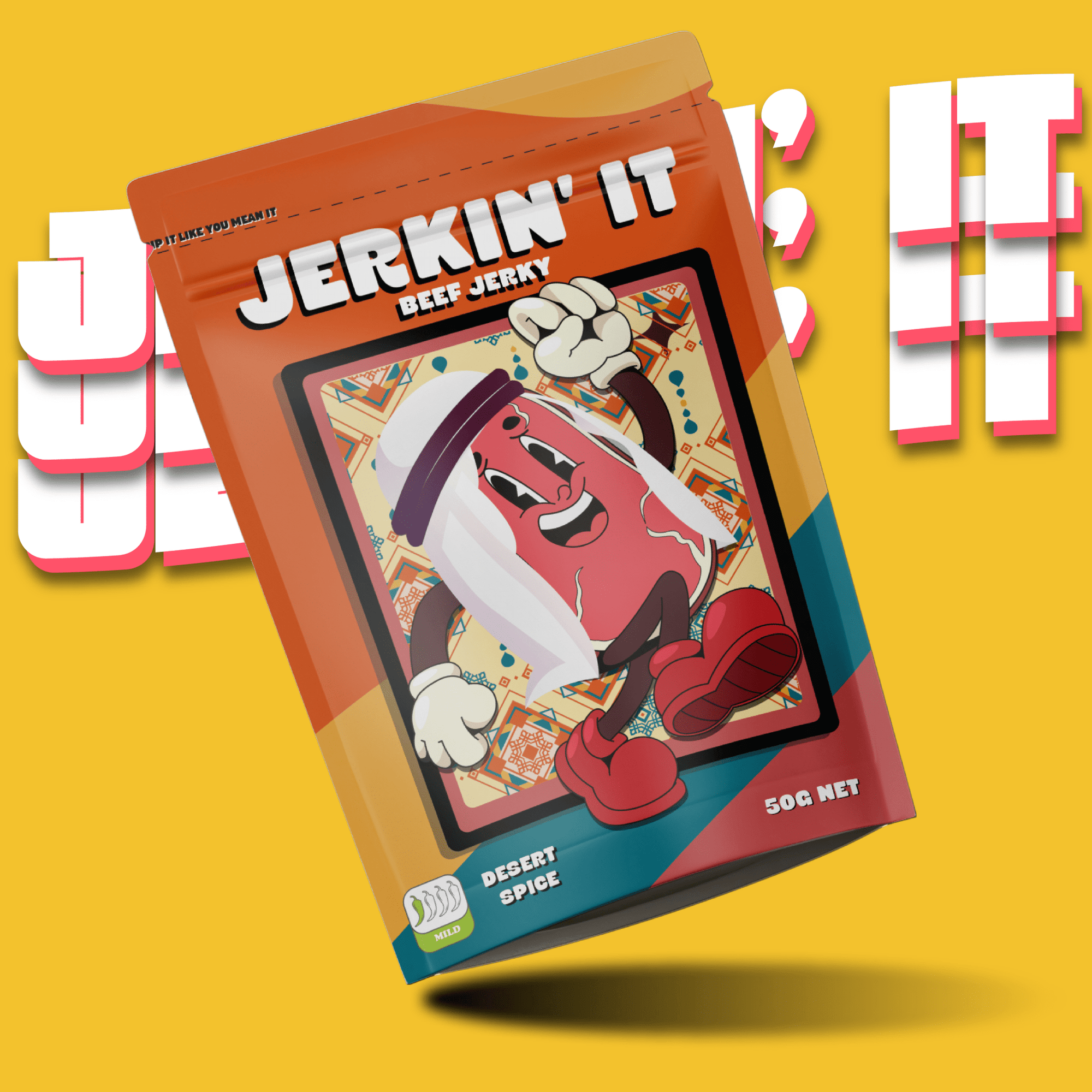 Desert Spice Arabian Spice halal beef jerky – low carb high protein snack by Jerkin’ It