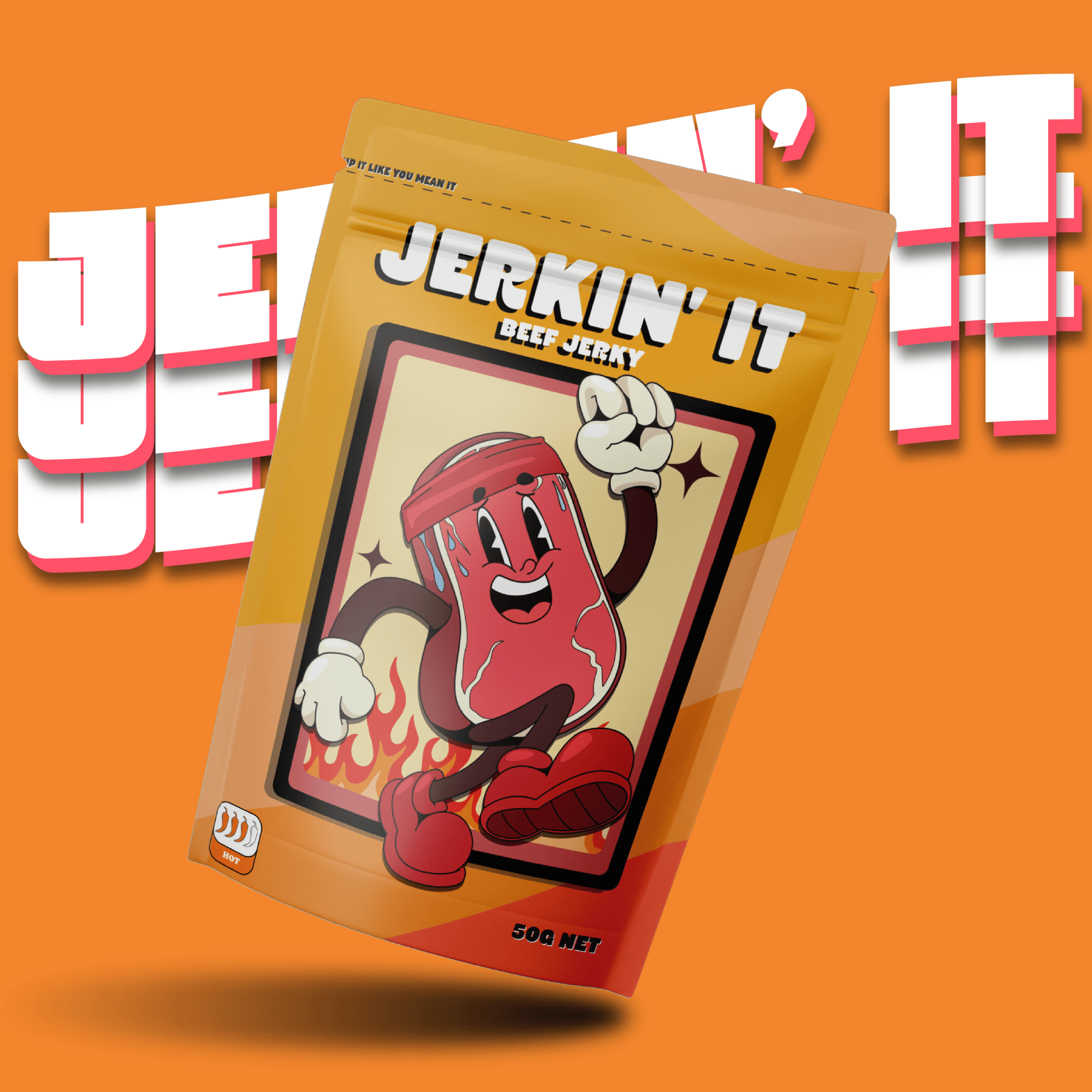 7 Pot Punch halal beef jerky – low carb high protein snack by Jerkin’ It